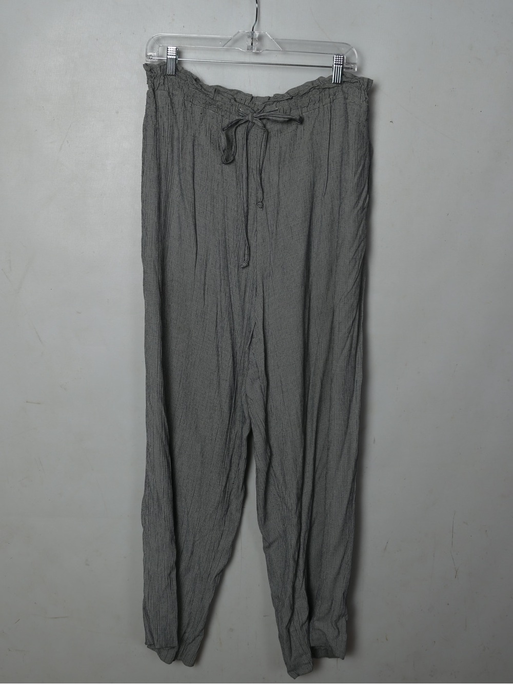 Rafaella Gray Drawstring Casual Joggers